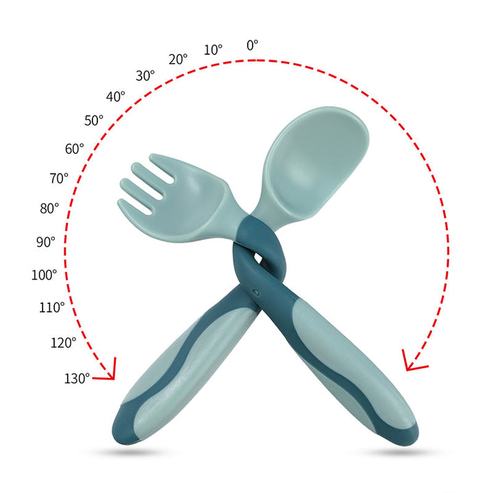 4-delig kinderservies | Blauw