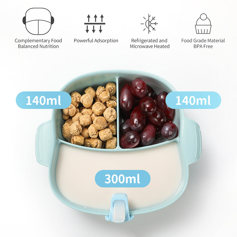 4-delig kinderservies | Blauw