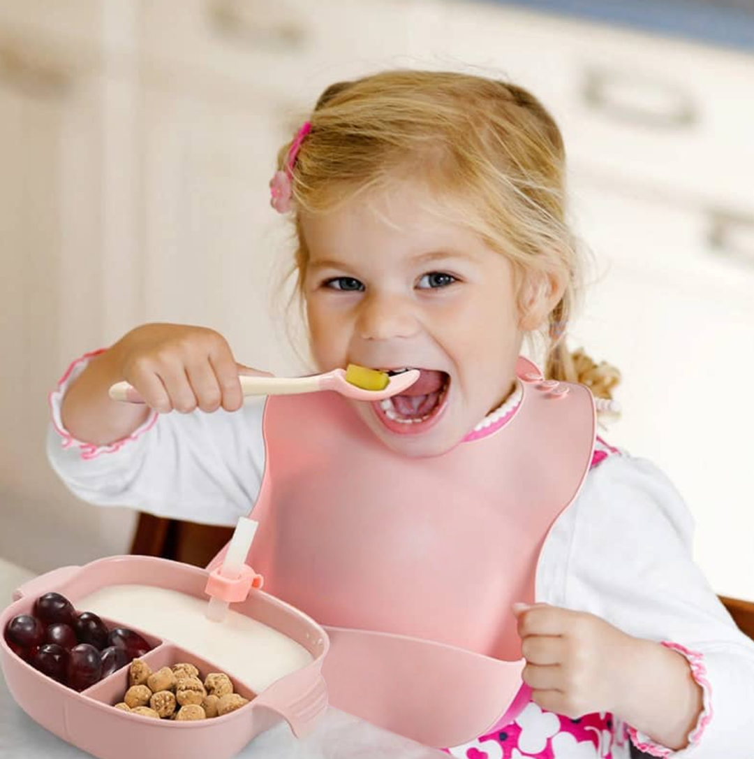 4-delig kinderservies | Blauw