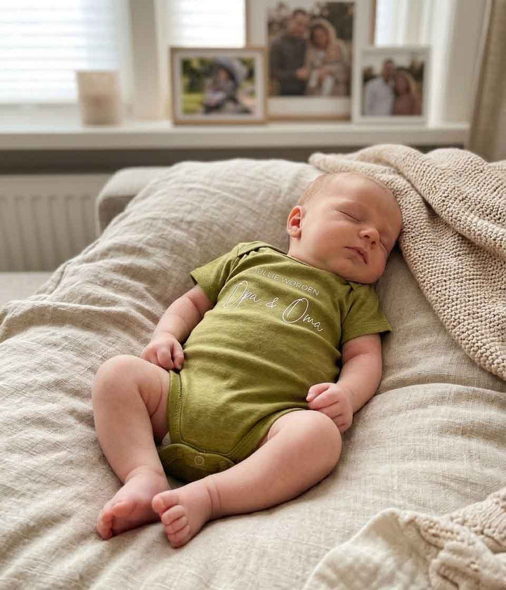 Romper Jullie Worden Opa & Oma | Groen