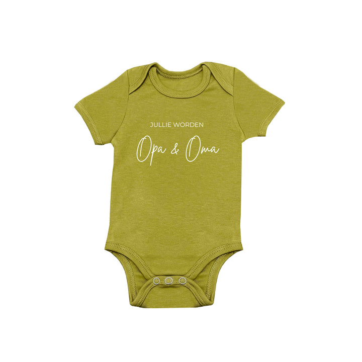 Romper Jullie Worden Opa & Oma | Groen