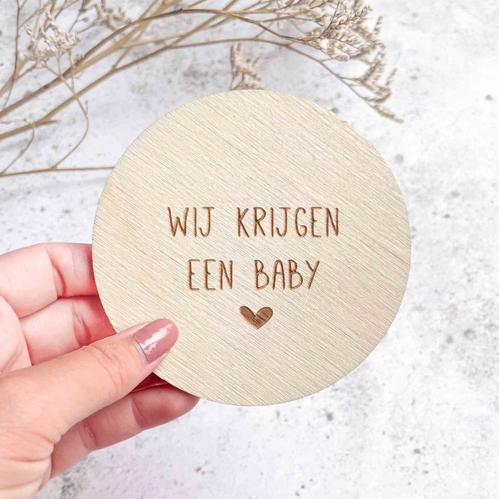 Zwangerschapsaankondiging | Wij krijgen een baby