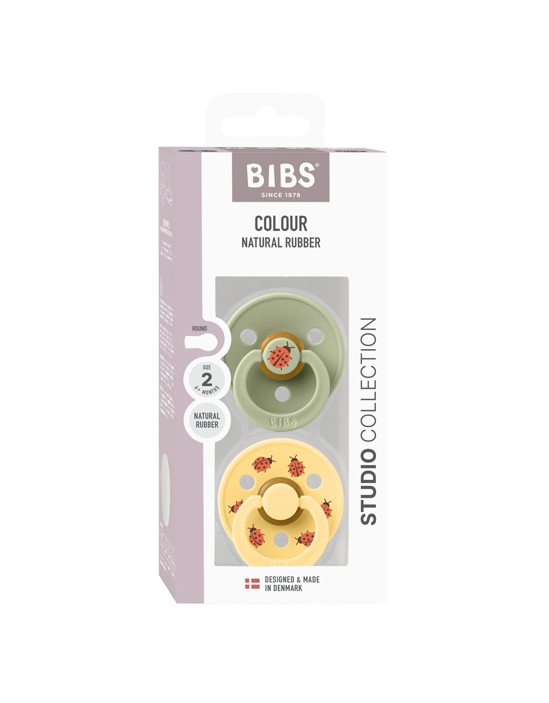 BIBS Studio Colour set Lieveheersbeestje Sage Mix