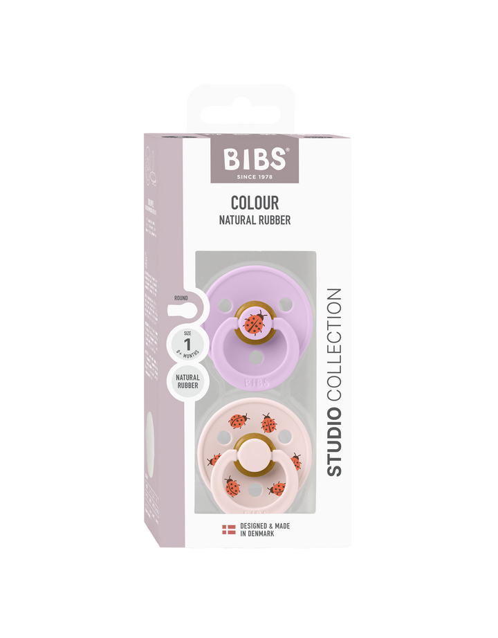 BIBS Studio Colour set lieveheersbeestje violet Mix