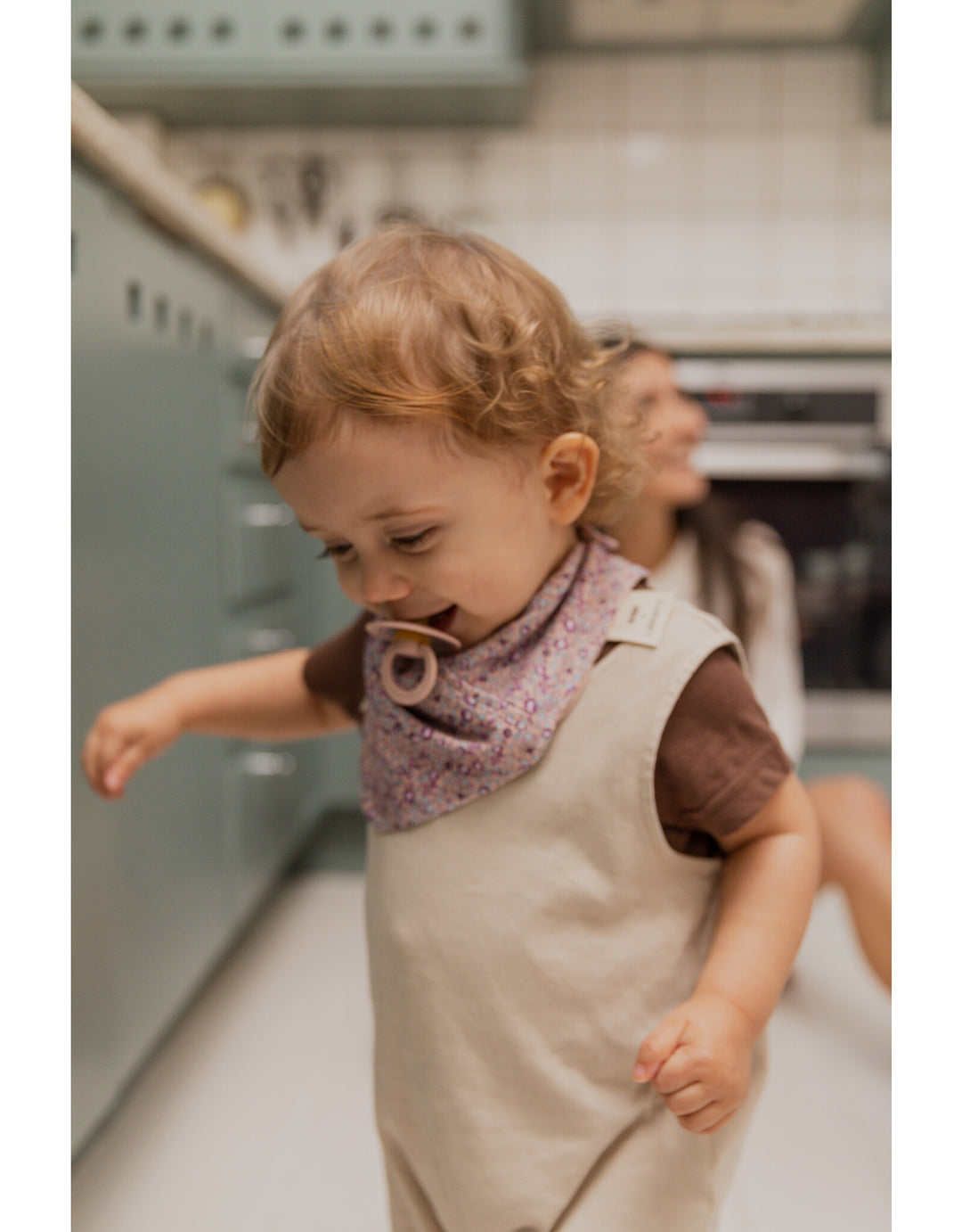 BIBS x Liberty Bandana Bib Camomile Lawn Blush