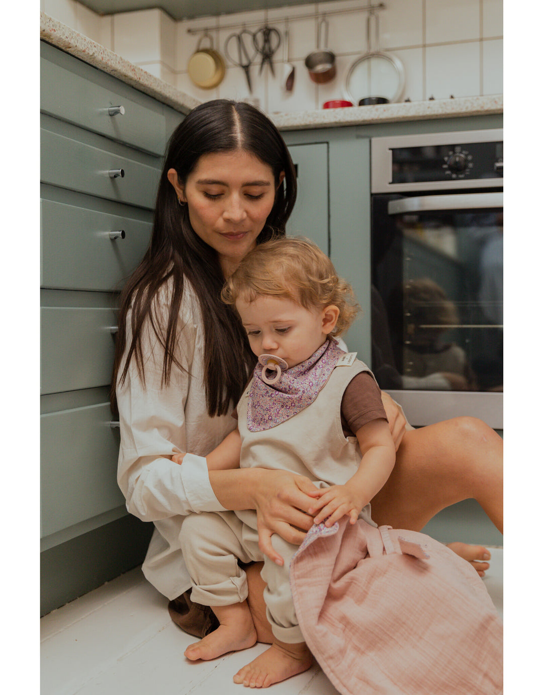 BIBS x Liberty Bandana Bib Camomile Lawn Blush