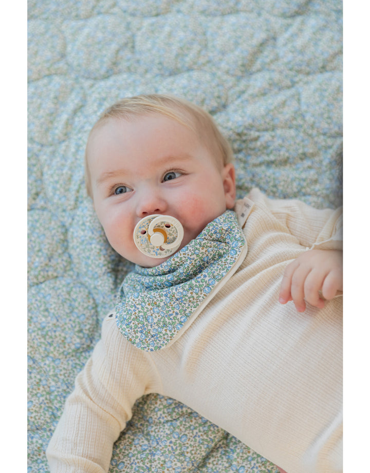 BIBS x Liberty Bandana Bib Camomile Lawn Ivory